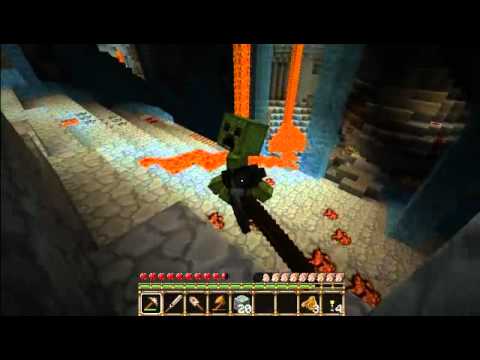 Minecraft: Tri-Mountain Survival Ep.2 W-Fang- 1st Mountain!