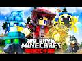 I Survived 100 Days As A WIZARD In A Hardcore Minecraft RPG
