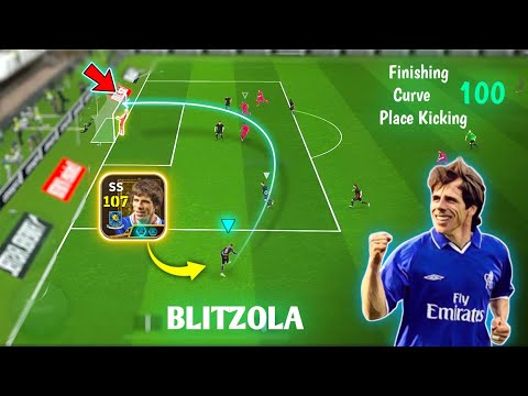 The World-class Blitz Curler is Here 💀🔥 New Blitz Curl Gianfranco Zola Review in eFootball26 Mobile 