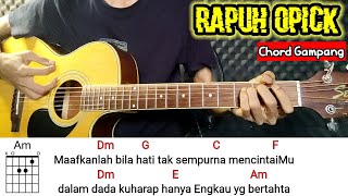 Download lagu Maafkanlah Bila Hati Tak Sempurna Chord Rapuh Opick Gampang mp3