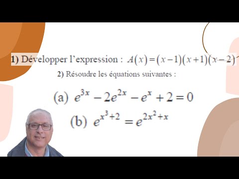 comment résoudre des équations contenant l'exponentielle