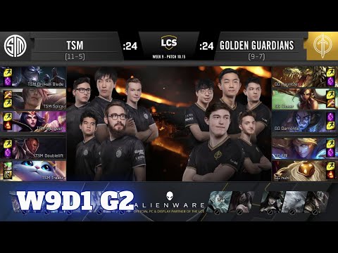 TSM vs Golden Guardians | Week 9 Day 1 S10 LCS Summer 2020 | TSM vs GG W9D1