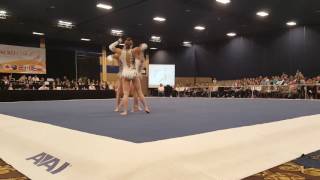 Vegas Acro Cup WG 11-16 Finals Balance OGC Piper Cassandra &amp; Lola