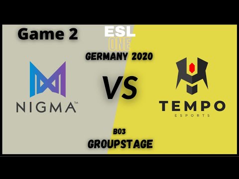 Team Nigma vs Tempo Esports Gam2  |BO3| - ESL ONE Germany 2020 Dota 2 Highlights!