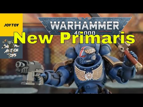 JoyToy Warhammer 40K Ultramarines Primaris Lieutenant Argaranthe 1:18 scale action figure.