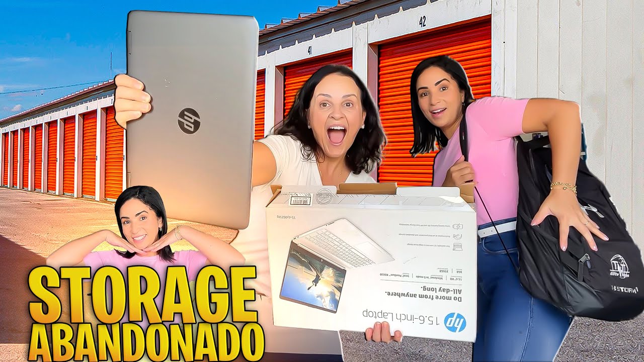 STORAGE ABANDONADO COM @fabialopes  -MUITA RISADA E SURPRESAS NAS CAIXAS QUE ABRIMOS 😱