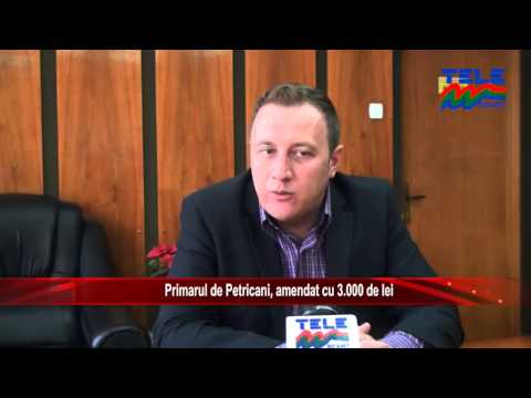 PRIMARUL DE PETRICANI, AMENDAT CU 3000 DE LEI (ȘTIRILE TELE'M NEAMȚ)