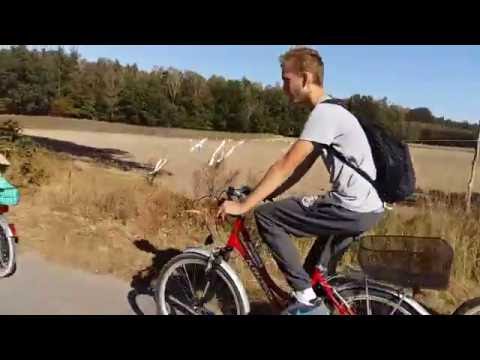 Sampława na rowerach