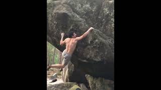 Video thumbnail of Broke Power, 7a. Fontainebleau