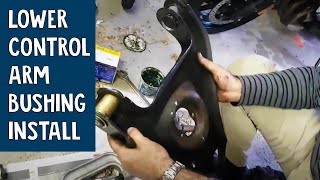 How to Install a Lower Control Arm Bushing | G Body