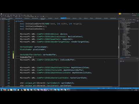 C++ DirectX 11 Engine Tutorial 23 - Index Buffer Class
