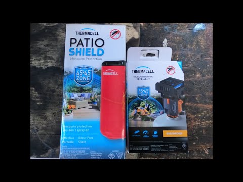 Mosquito Repellent - Thermacell Patio Shield and Backpacker Review and Use
