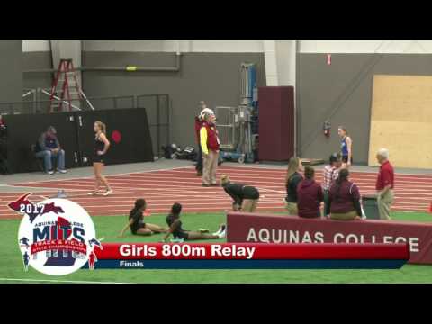 MITS 2017 Girls 800m Relay Heat 3