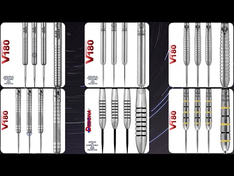 Designa Camelot and V180 High Quality Pro Player Dart Barrels | The Teaser