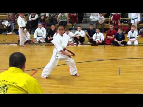 04/20/13 IPPONE: Pioneer Valley Regionals Karate Tournament - 12Under Advance Weapons (nunchucks)