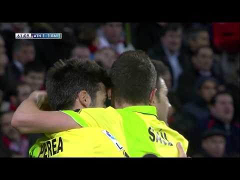 Gol de Bueno (1-1) en el Athletic Club - Rayo Vallecano - HD