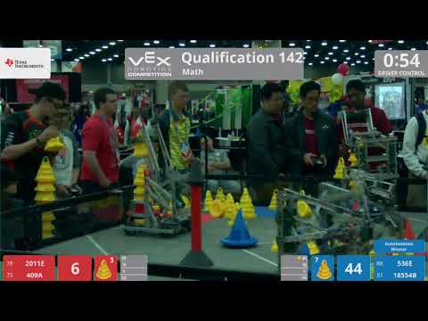 2018 VRC Math Q142 - 2011E 409A vs 536E 18554B - 59 to 85