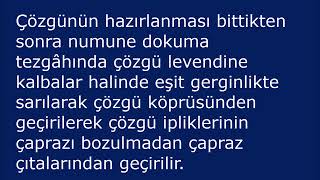 Tekstil Eğitimleri 53 Numane kumaş dokuma nasıl yapılır