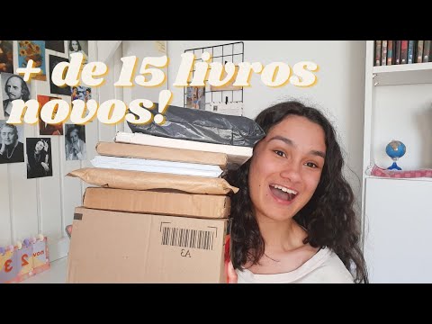 UNBOXING DE LIVROS QUE EU COMPREI NA BLACK FRIDAY + livros que eu ganhei de aniversrio e de Natal