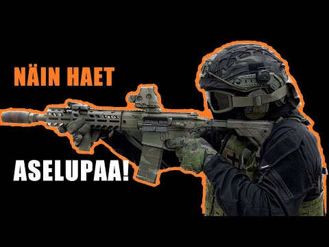 Ensimmäinen aselupa (kädestä pitäen)