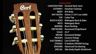 Video thumbnail for Cort Classical Guitar CEC1 OP by DIVI CREATION