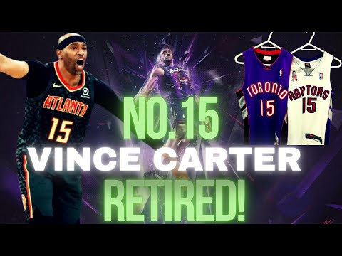 No. 15 Forever: The Emotional Retirement of Vince Carter's Jersey!