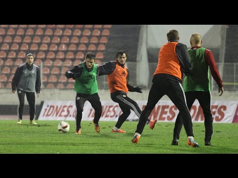 2015.03.26. Latvijas nacionālās izlases treniņš "Strahov" stadionā
