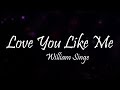 William Singe Love You Like Me Lyrics