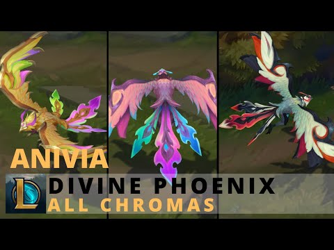 Divine Phoenix Anivia All Chromas - League of Legends
