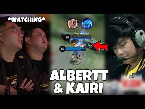 ALBERTT WATCHING HOW FAST HAND KAIRI IS AS AN AUDIENCE… 🤯