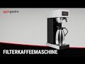 Commercial Filter Coffee Machine - 2 Insulated Servers – 230V 3.8 kW – Black/Silver