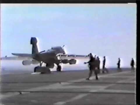 USS Constellation CV-64 Flight Deck Video 1989D