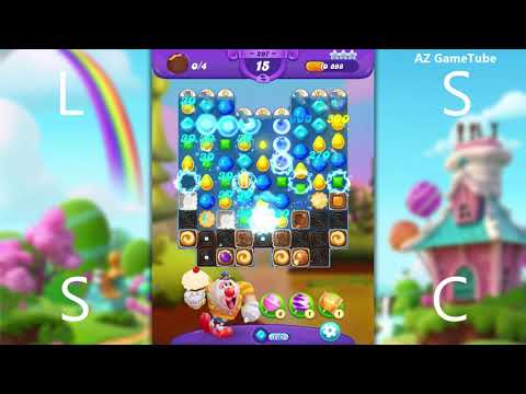 Candy Crush Friends Saga; Hard Level 297 Gameplay; Dunk The Cookies; Highest Points 2020; 遊戲; ゲーム