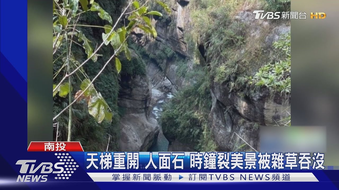 天梯重開!人面石 時鐘裂美景被雜草吞沒序號:1109