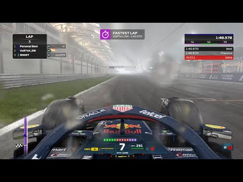 F1 22 Bahrain International Circuit Wet Time Trial Hot Lap + Setup (1:40.970) #F122Game #HotLap