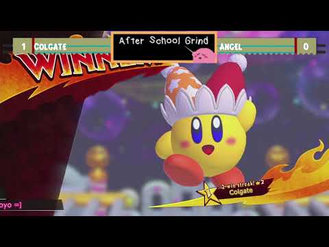 Colgate (Beam) vs Angel (Wrestler/Magolor) - Kirby Fighters 2 - ASG3 - Winner's Quarters