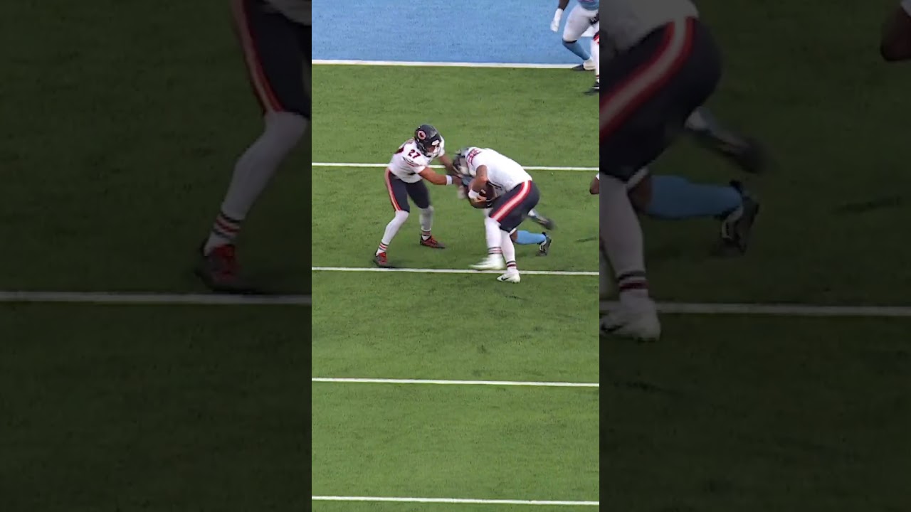 Video thumbnail for Tyson Bagent and Caleb Williams were equally as hyped after that run🙂‍↕️