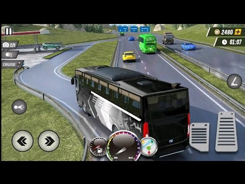 Euro uphill bus simulator game / Indian bus uphill bus games 3d / ultimate off-road simulator game