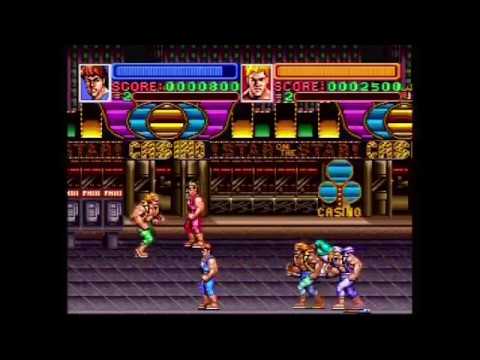 Super Double Dragon Two-Player Playthrough (Actual SNES Capture)