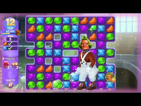 Wonka's World of Candy Level 30 no booster [Gameplay Walkthrough] [Zynga]