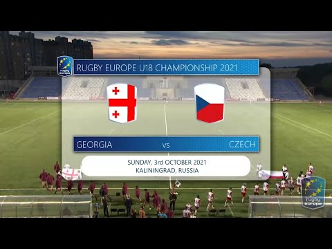 GEORGIA vs CZECH , 1/4 FINAL , October 3, 2021 - U18 Men XV Championship