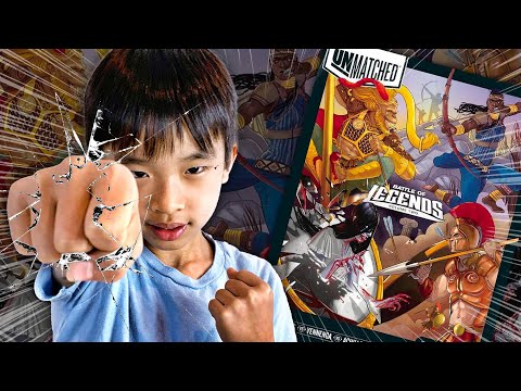 Unmatched: Battle of Legends Volume Two Unboxing and Review | Restoration Games