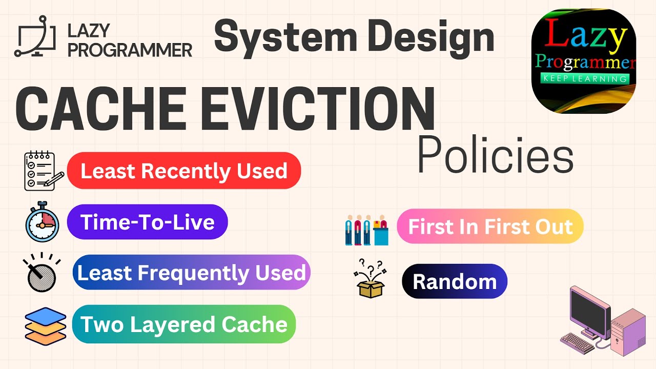 Cache Eviction Policies | System Design Interview | LRU LFU FIFO TTL