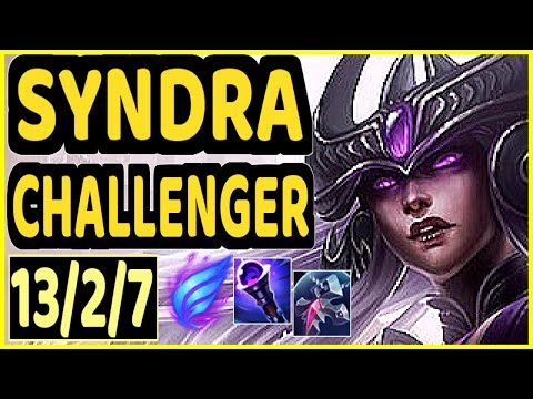 EIKA (SYNDRA) - 13/2/7 KDA MID CHALLENGER GAMEPLAY - EUW