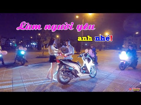 Thanh niên cùng đoàn Mô Tô PKL đi TỎ TÌNH và cái kết (Biker confess his love to cute girl)
