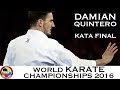 FINAL. Male Kata. QUINTERO (SPA). Kata Chatanyara Kushanku. 2016 World Karate Championships