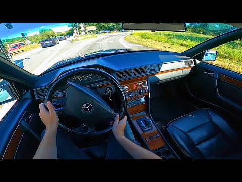 1991 Mercedes-Benz W124 300E 4Matic I Testfahrt mit dem Oldtimer