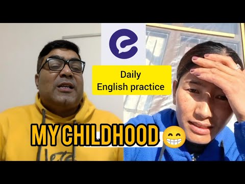 Talking About My Childhood | Learn English with Me😃I am learning too.Tutor Ashvani on @EnglishYaari 