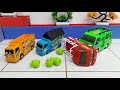 Unboxing Mainan Truk Oleng Mobil Pickup Bawa Gas LPG Dan Mobil Angkutan Umum