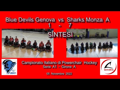 Sintesi Blue Devils Genova vs Sharks Monza A 05 11 2022